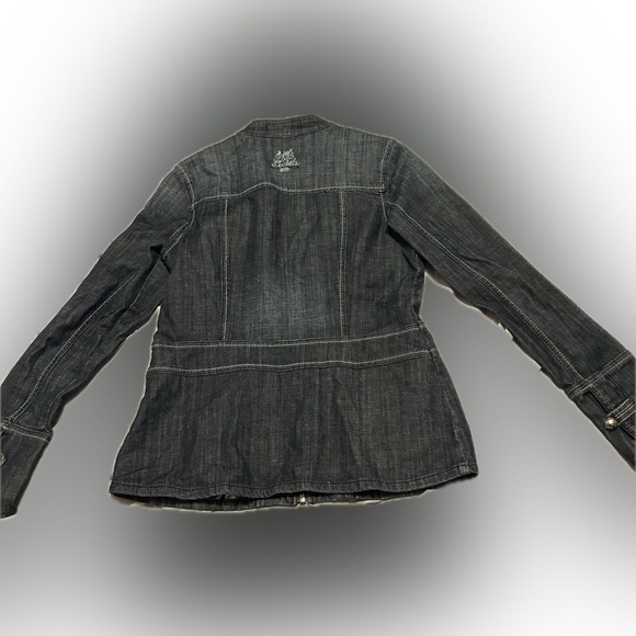 Lois Military Style Denim Jacket - Picture 2 of 5